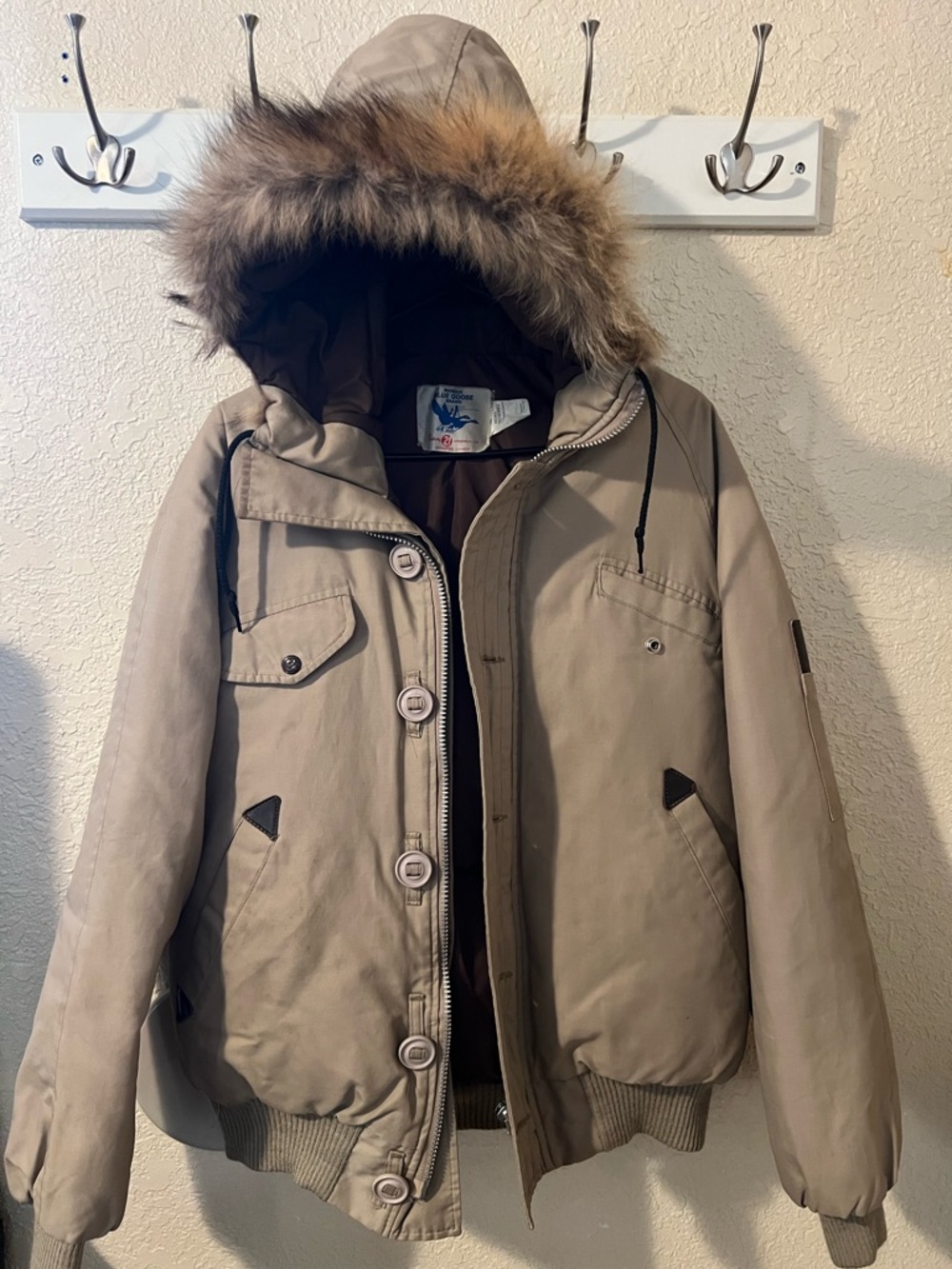 Men's Hooded Down Parka Jacket